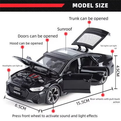 1:32 Audi RS7 Sportback Diecast Model Car