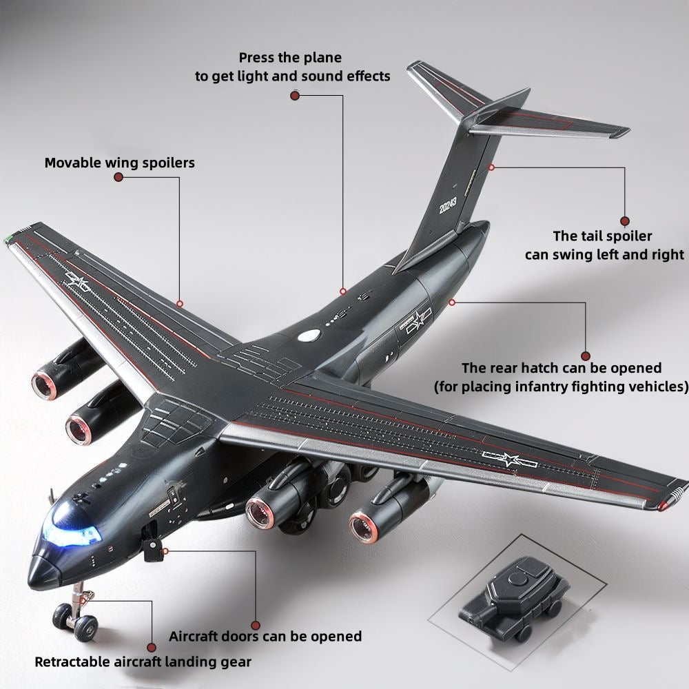 1:180 Y-20 large transport aircraft model