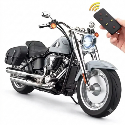 1:6 Retro American Cruiser RC Motorcycle - Real Spray & Sound Edition