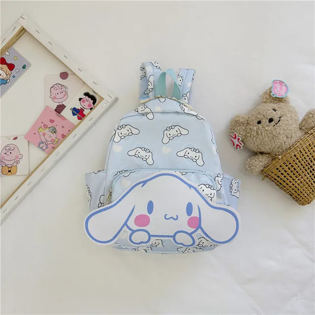 27x34cm Kawaii Kitty Cat Cinaroll Mylody Kuro Cartoon Book Bag Student Backpack High Capacity Shoulder Bag Gift