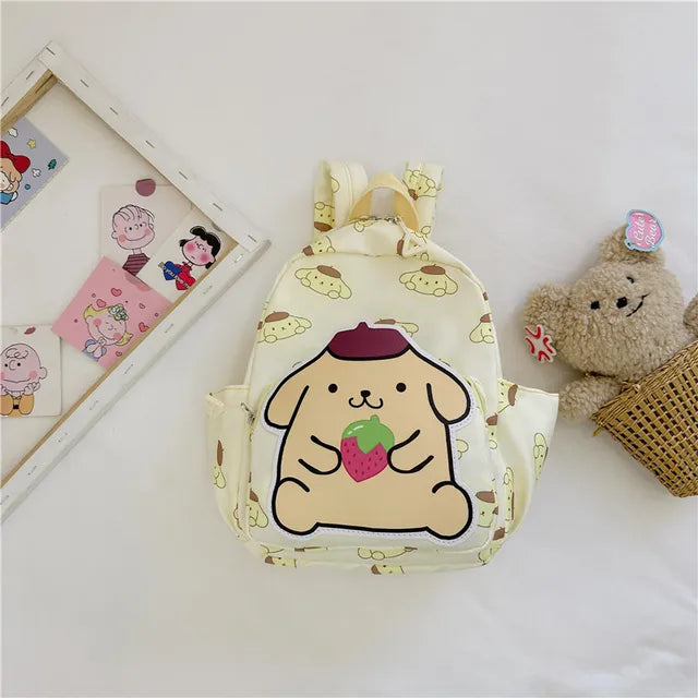 27x34cm Kawaii Kitty Cat Cinaroll Mylody Kuro Cartoon Book Bag Student Backpack High Capacity Shoulder Bag Gift