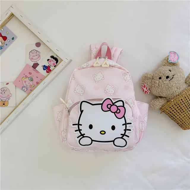 27x34cm Kawaii Kitty Cat Cinaroll Mylody Kuro Cartoon Book Bag Student Backpack High Capacity Shoulder Bag Gift