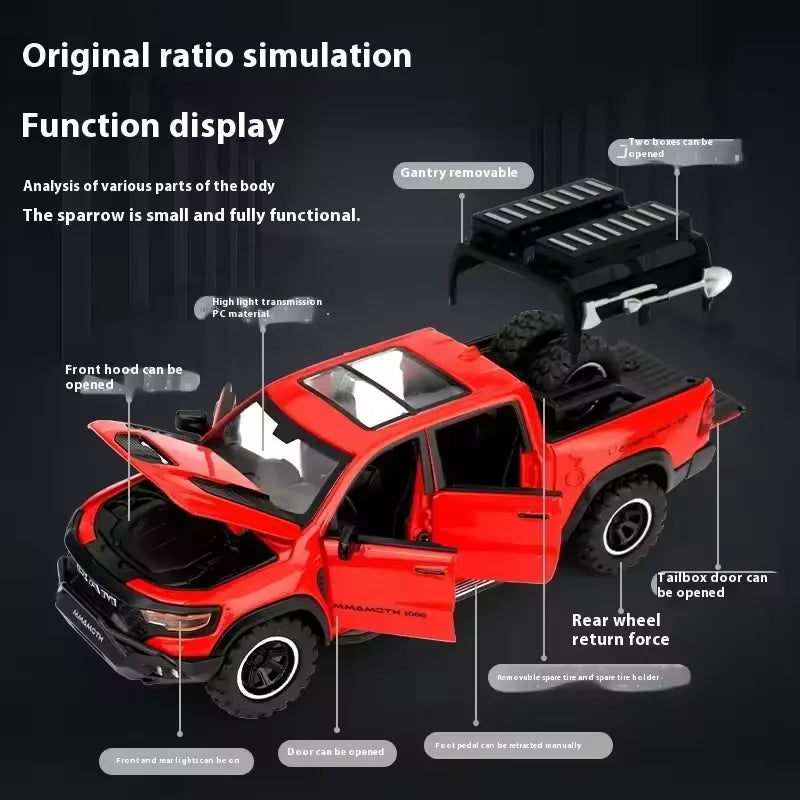 1:32 RAM 1000 TRX Diecast Model