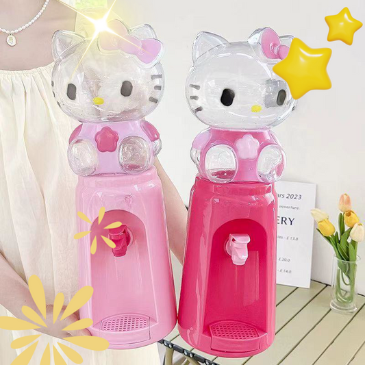 Mini Drinking Kitten Creative Portable 2L Large Capacity Water Bottle Kawaii Water Dispenser Toy